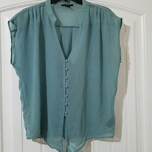Womens beautiful turquoise top
